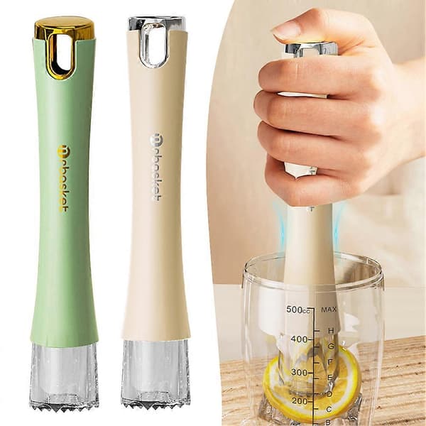 Kraftig Bartender Mojito Muddler Ergonomisk Muddler Ishammer Sommerdrikforberedelser Light green