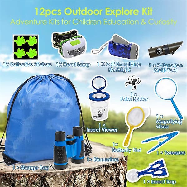 Utendørs Explorer Set, Naturutforskning Barn Bug Catching Kit Toy