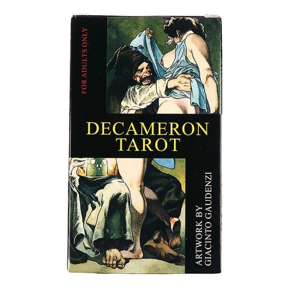 Decameron Tarot Cards Prophecy Divination Deck Party Entertainment Brætspil Multicolor one size
