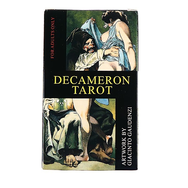 Decameron Tarot -kortit ennustuksen ennustamisen korttipakka juhlaviihde lautapeli Multicolor one size