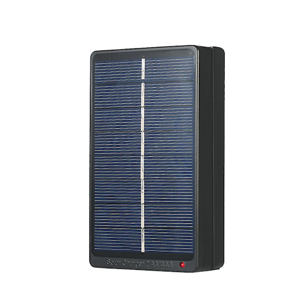 2*aa/aaa genopladelige batterier oplader solcelledrevet oplader 1w 4v solpanel til batteriopladning