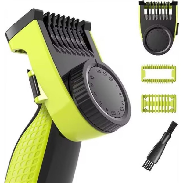 Justerbar beskyttelseskam for Philips One Blade, 14-i-1 presisjonskam med kroppsbeskyttelse og hudbeskytter, kompatibel med elektrisk barbermaskin Qp210/50 220