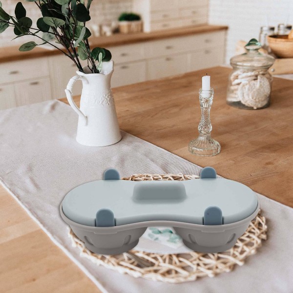 Mikrovågsugnsäggpocherare, pocherad äggkokare, äggkokare pocherad äggångare köksgadget mors dag gåva
