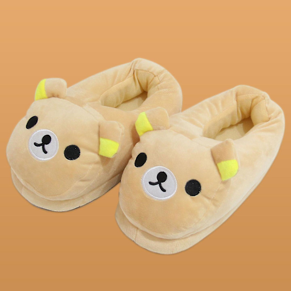 Rilakkuma Tofflor Unisex Vuxna Inomhus Plyschfyllda Skor Eu35-42