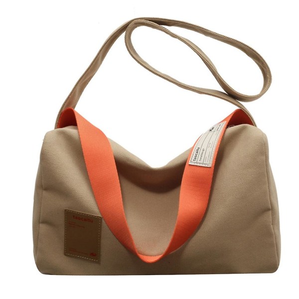 Skuldertaske Damepung Crossbody Tasker Til Kvinder Pige Alsidige Messenger Tasker Beige