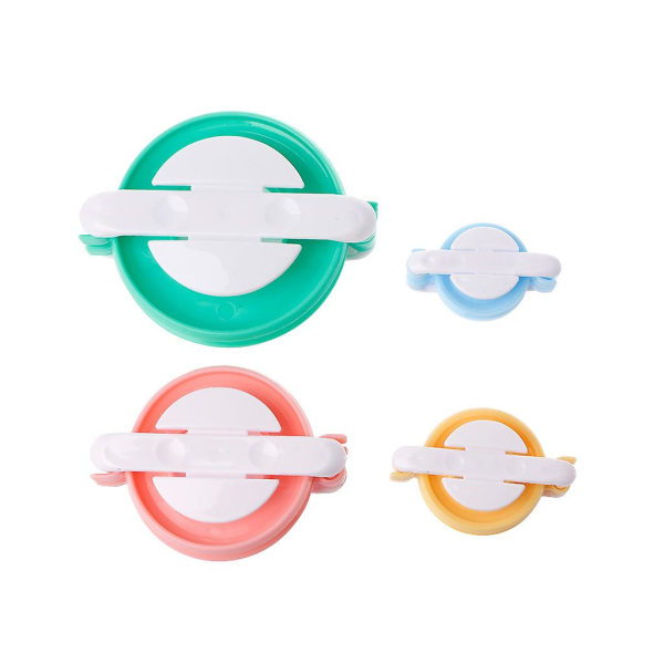 4 storlekar Pompom Maker Fluff Ball Weaver Needle Knitting Wool Diy Tool Craft Set