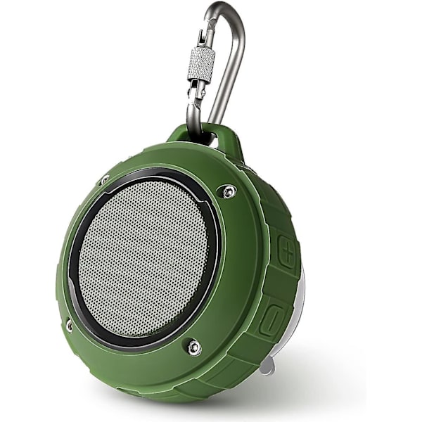 Vattentät Bluetooth-högtalare för utomhusbruk, trådlös bärbar miniduschresehögtalare med su