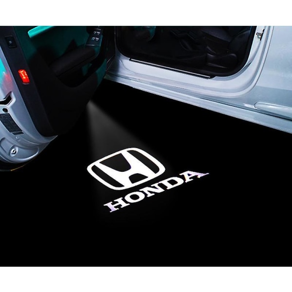 Lämplig för Honda Welcome Light Accords Platinum Odyssey Cr-z Allison Car Led Dörrprojektionsljus (2-pack)