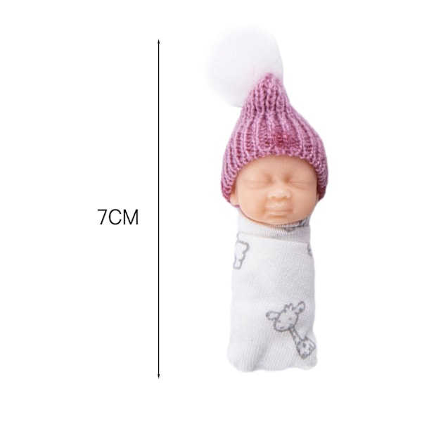 Mini Reborn Baby Dukker Små Resin Babyer Lille Realistisk Babydukke Til Babyshower Gaveidéer