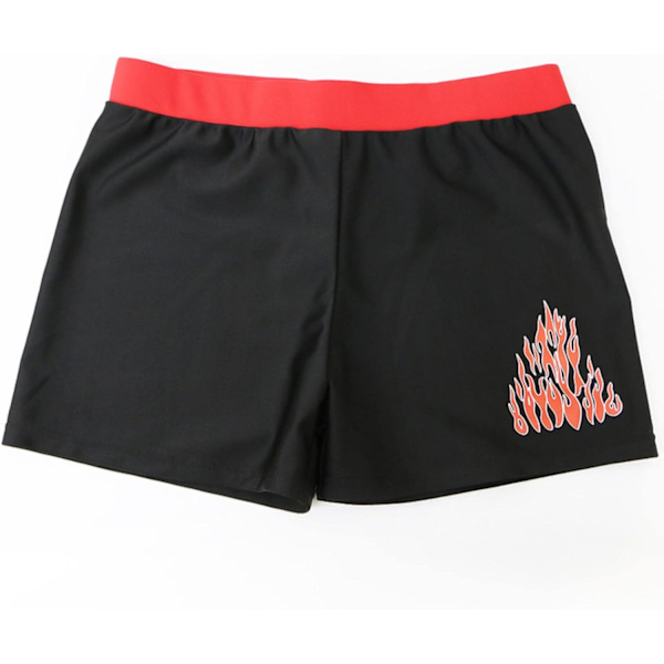 Børns svømmebukser, flade vinklede drenges mellemstore børns svømmebukser svømmebukser solbeskyttelse tøjbeskyttelse-rød,4XL（45-57kg）