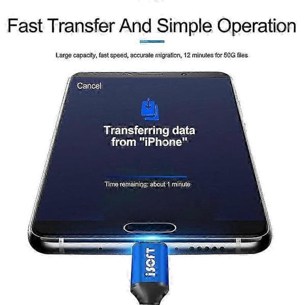 Datakabel for Lightning til USB-C fotooverføring