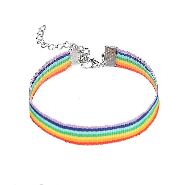 6 stk. Regnbue Armbånd Mænds Armbånd Drenges Armbånd Lgbt Regnbue Armbånd