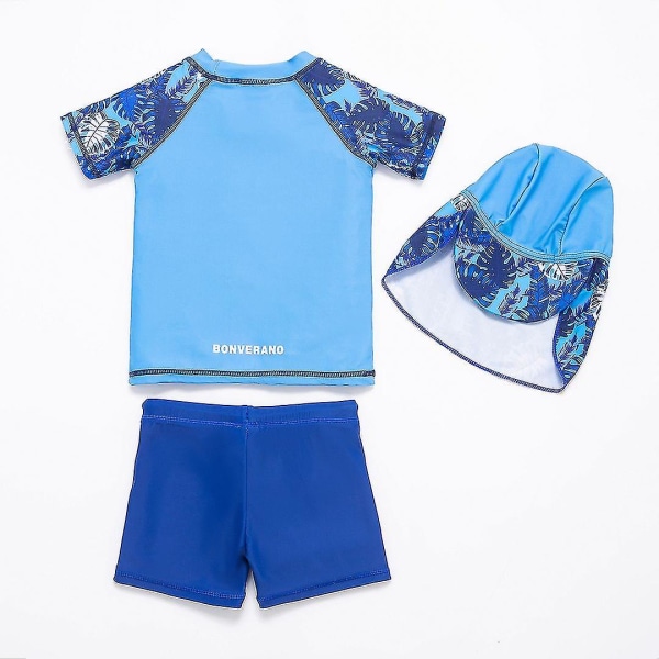 Baby Boys Rash Guard Two Pieces Upf 50+ Solbeskyttelsesbadedragt (baby, lille dreng) 24-36 Months