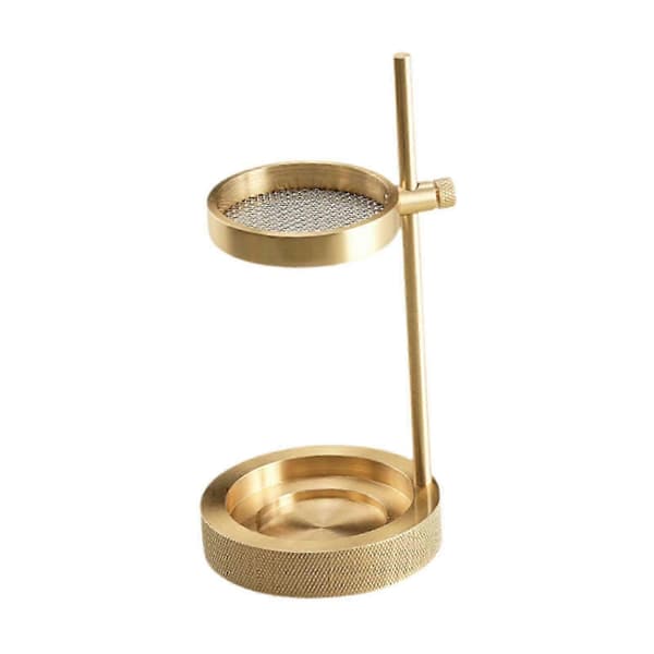 Oljeovn i messing telysholder for voks og aromaterapi diffuser