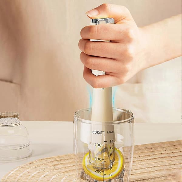 Kraftig Bartender Mojito Muddler Ergonomisk Muddler Ishammer Sommerdrikforberedelser Creamy yellow
