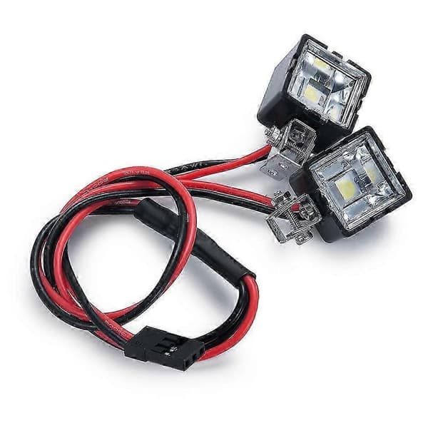 RC Bil LED Lys Forlygter Spotlight til 1/10 RC Crawler, B