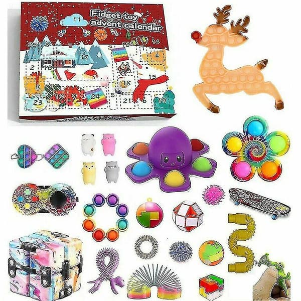 Leker 24 Dager Julekalender Nedtelling Blindbokser @bugu