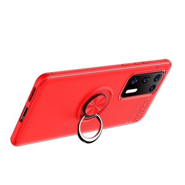 Huawei P40 - Ring Cover - Rød Red Röd