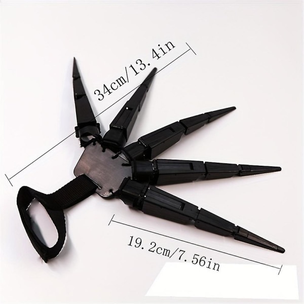 Halloween Leddelte Fingre, 3D Finger Extensions Leddelte Fingerlegetøj, Fest Maskerade Rekvisitter left hand