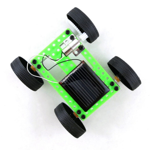 1 Set Mini Solar Powered Toy DIY Car Kit Barn Educational Gadget Hobby Roligt