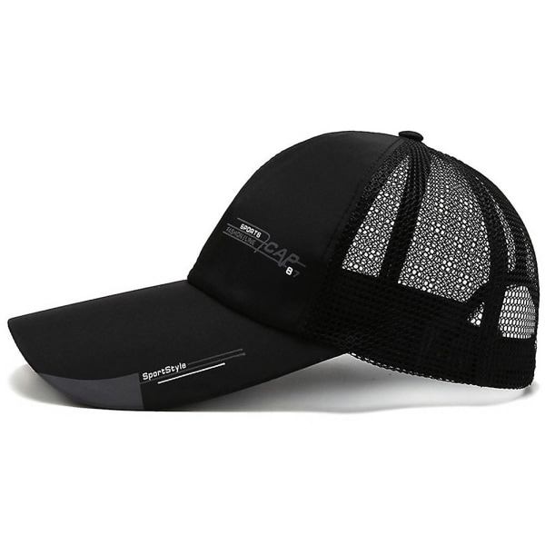 Muodikkaat kirjainverkkopalloilijalakit säädettävällä aurinkolippalakilla Snapback naisille ja miehille lahjoja Black