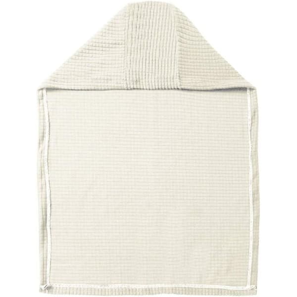 2 stk. armlensbeskyttere i elastisk stoff, dekorative universelle elastiske sofatrekk (ris hvit) White