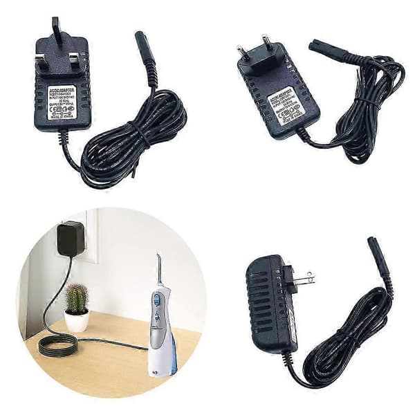 Udskiftningsstrømkabel til Waterpik WP360 WP360W WP462 WP462W og WP450 modeller EU