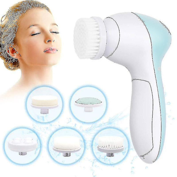 Elektrisk ansiktsmassager Multifunktionell Sonisk Ansiktsapparat Djuprengörande Porer Hudvård Ansiktsmassageborste