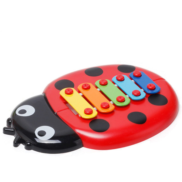 Fargerik Ladybird Baby Kid 8-noters Xylophone Musical Toys Wisdom Development