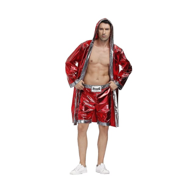 Boxer Robe Cosplay Kostyme Sport Boksing Par Robe Voksen Boksing Trening Boxer Battle Uniform Women XL