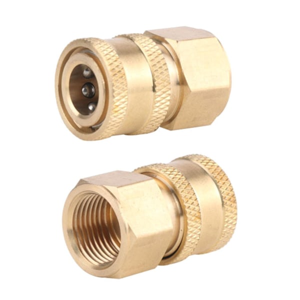 Antikorrosion 1/4 tum snabbkoppling M18x1,5 koppar högtryckstvätt adapter