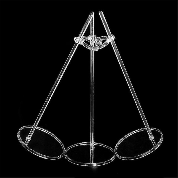 Sinknap 25cm DIY Dockstöd Stativ Displayhållare Barn Flicka Modell Leksak Tillbehör Transparent 5pcs