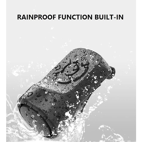 1 kpl Ladattava sähköinen pyöränkello, sopii aikuisille maastopyörille, maantiepyörille ja skoottereille, äänekäs musta ääni