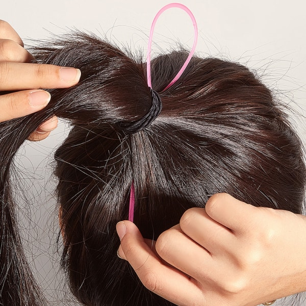 3 opsætningar slappare hår stickning rosa kostym frisör hår