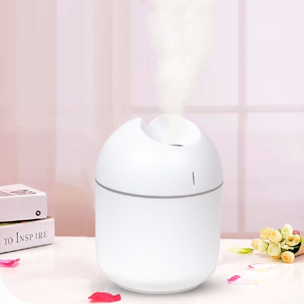 Luftfukter Aroma Diffuser Luftrenser Vannforsyning HVIT white