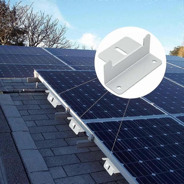 Solcellepanel Monteringsbrakett Solcellepanel Z-braketter for Bobiler Båter Vegg