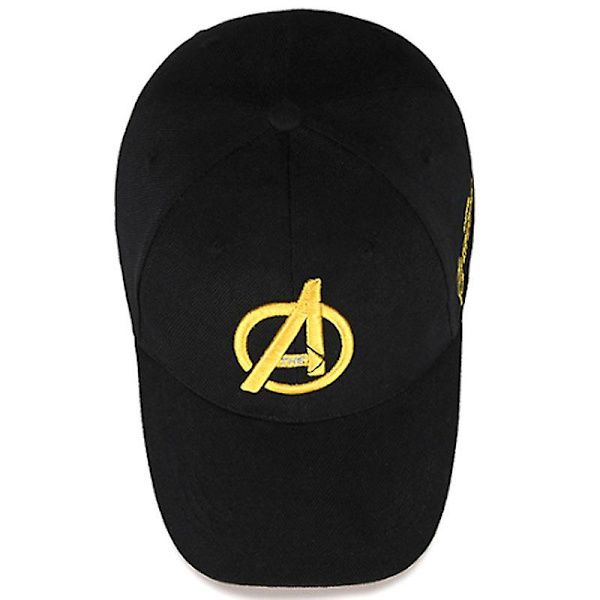 Marvel The Avengers Baseball Cap Visor Brim Snapback Sport Hats Black C