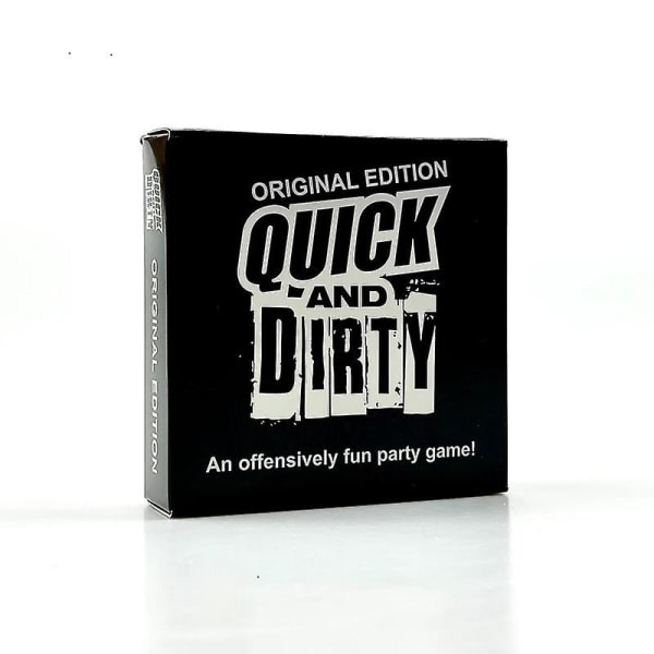 Fullständigt engelska Quick And Dirty The Naked Now Q & A Game Card B