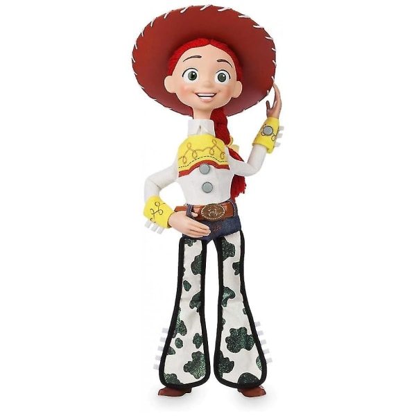 Offisiell Jessie interaktiv snakkende actionfigur fra Toy Story, 15 tommer, med over 10 engelske fraser og lyder, interagerer