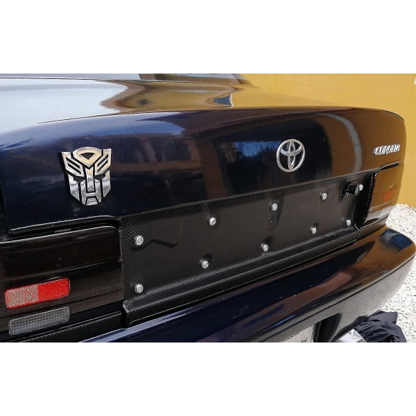 For bil Autobot-klistremerke Par Chrome Finish Pvc Auto Emblems Transformers Autobot Biltilbehør