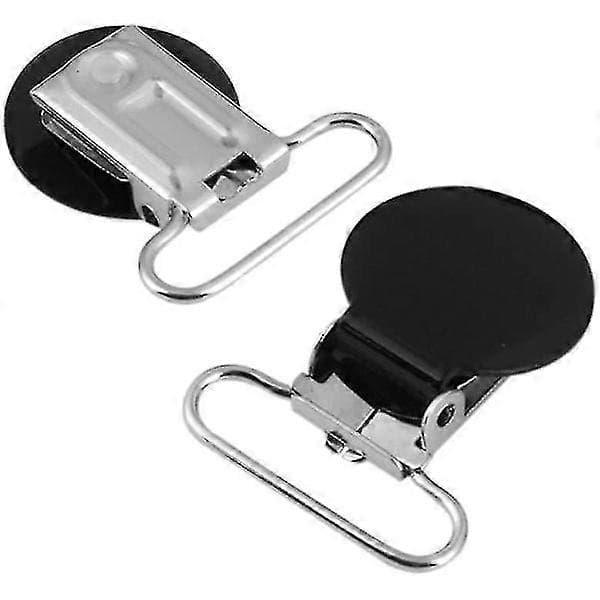 Strømpeholdere, 10 stk. 25 mm Holdbare Runde Strømpeholdere Stroppfeste Stroppklips DIY Lagetilbehør (2)
