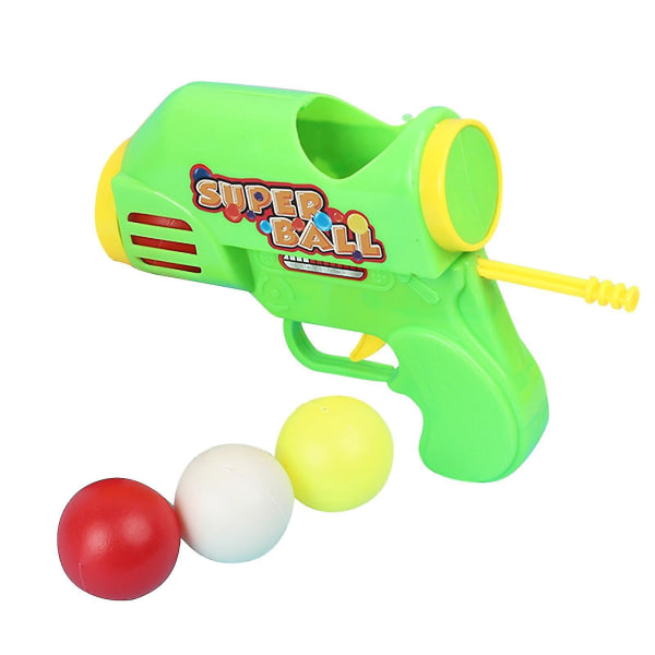 Nye morsomme elastiske bordtennispistoler Sikkerhetsspill Gun Barn Skyting Gutt Spiller Ball Gun Gavespill For Barn Utendørs