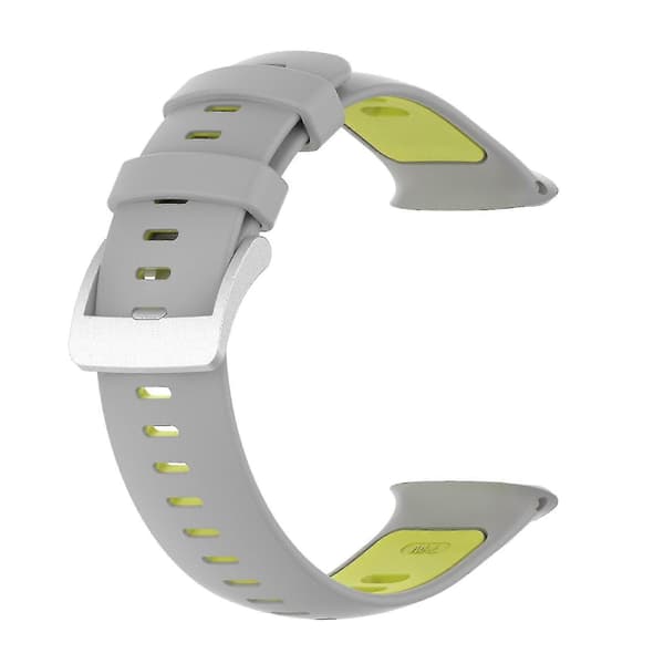 Silikoninen kellon ranneke Polar Vantage V2 -kellolle Grey Green