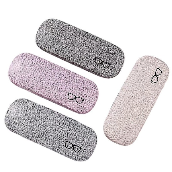 Hard Shell Eyeglasses Case, 4 Pack Unisex Protective Case for Glasses