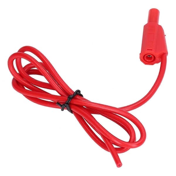 Bananplugg Elektrisk Testsett J.70021, 32A/1000V Røde Testledninger for Elektriske Prosjekter og Spenningstesting
