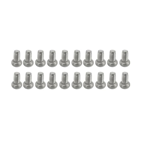 60 stk. M2 X 4mm 304 rustfrit stål Phillips rundhovedskruer bolt
