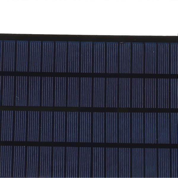 Bærbart 2,5W 18V polysilisium solcellepanel solcellelademodul for elektriske apparater med lavt strømforbruk 194x120mm