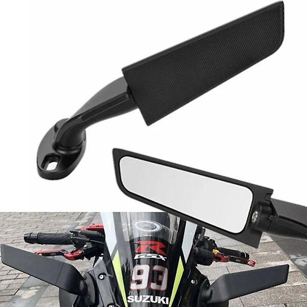 Motorcykelbackspegel Modifierad Vindvinge Justerbar Sidospegel Moto Tillbehör för YAMAHA YZF R6 R1 R25 R3 R125 R15