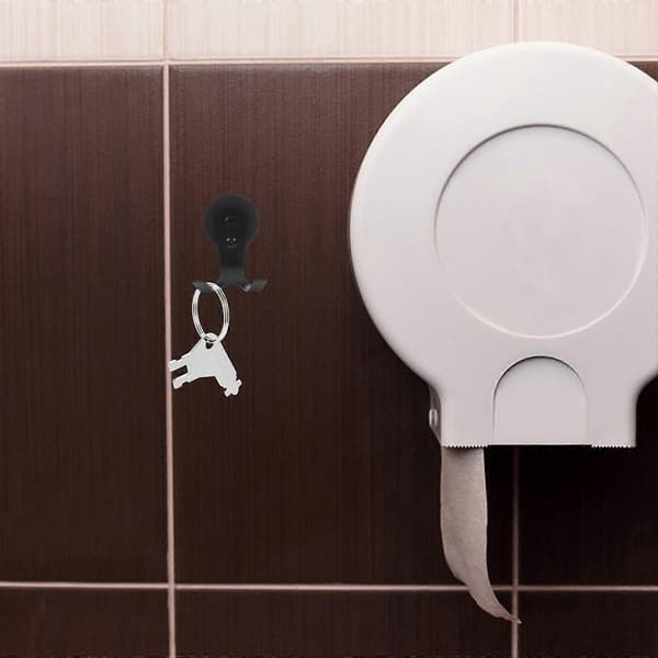 5 sæt toiletpapirdispenser håndklæde nøgler papirservietter rustfrit stål