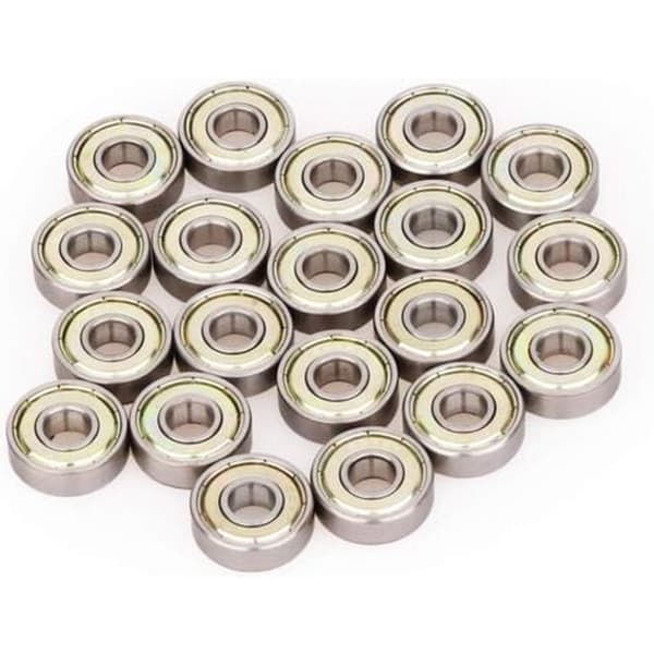 Förpackning med 20 608 ZZ Kullager Dubbelskärmade Light gray